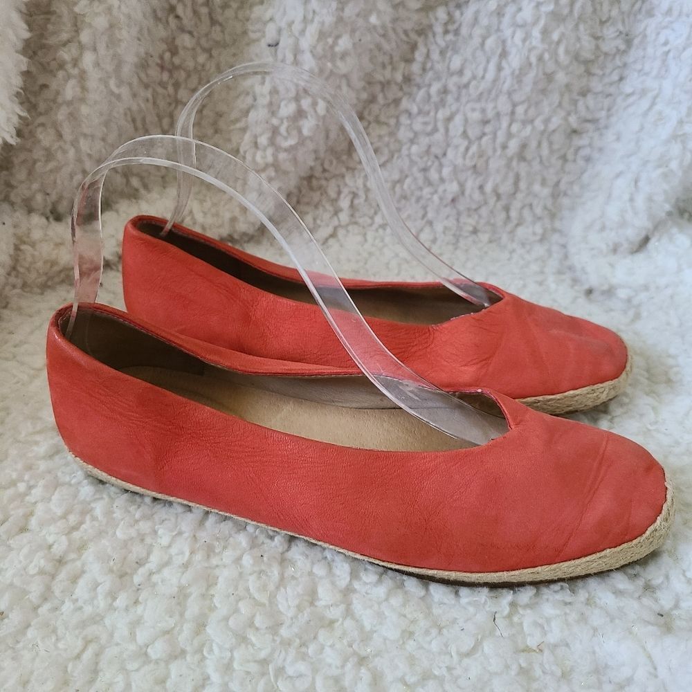 Eileen‎ Fisher Leather Espadrilles Ballet Flat size 7.5